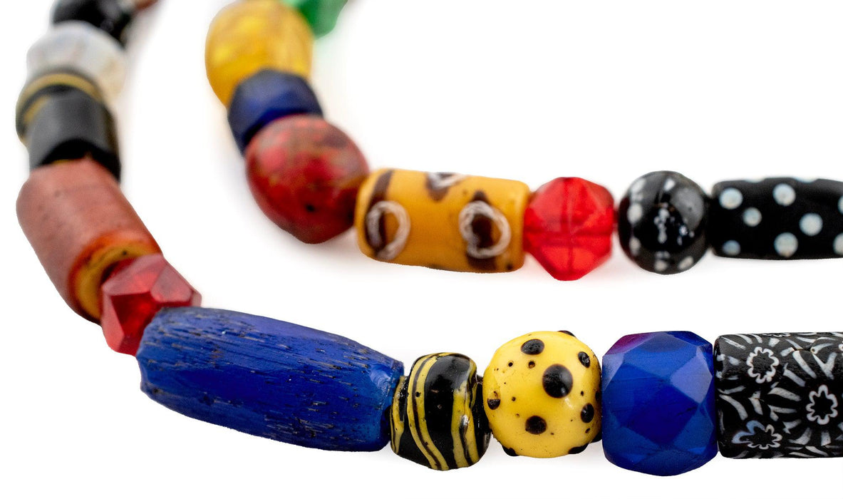 Premium Vaseline & Antique Trade Beads #15949 - The Bead Chest