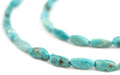 Elongated Turquoise Nugget Beads - The Bead Chest