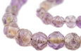 Graduated Flower Pattern Amethyst Beads (8-15mm) - The Bead Chest