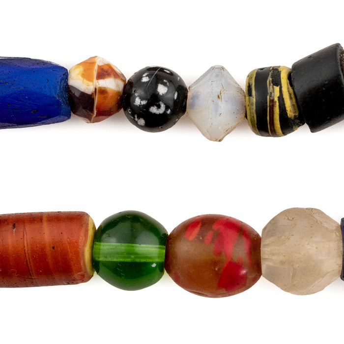 Premium Vaseline & Antique Trade Beads #15949 - The Bead Chest