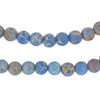 Matte Blue Sea Sediment Jasper Beads (8mm)