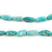 Elongated Turquoise Nugget Beads - The Bead Chest