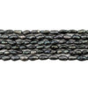 Dark Grey Vintage Japanese Rice Pearl Beads (3mm)