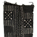 Ebony Black Bogolan Mali Mud Cloth (Koro Design) - The Bead Chest