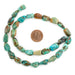 Earthy Green Turquoise Nugget Beads (8mm) - The Bead Chest