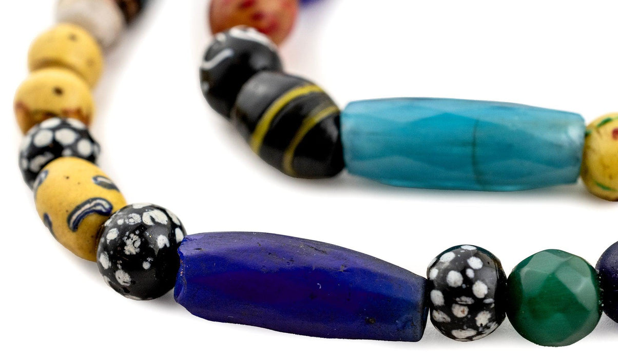 Premium Vaseline & Antique Trade Beads #15951 - The Bead Chest