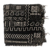 Ebony Black Bogolan Mali Mud Cloth (Sikasso Design)