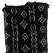 Ebony Black Bogolan Mali Mud Cloth (Koutiala Design) - The Bead Chest