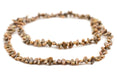 Golden Brown Vintage Japanese Pearl Chip Beads (6-8mm) - The Bead Chest
