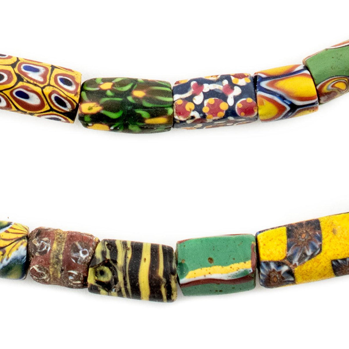 Antique Millefiori African Trade Beads 13842 — The Bead Chest