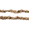 Golden Brown Vintage Japanese Pearl Chip Beads (6-8mm)