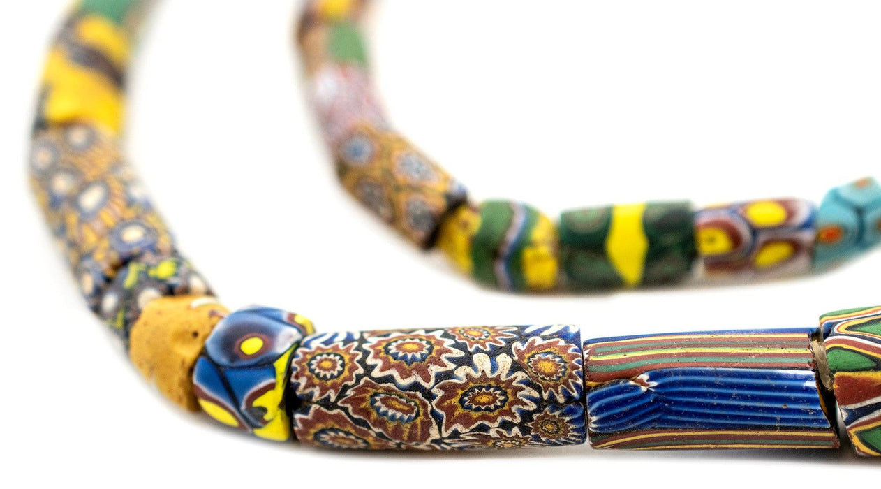 Antique Venetian Millefiori African Trade Beads #13842 - The Bead Chest