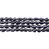 Navy Blue Vintage Japanese Rice Pearl Beads (4mm)