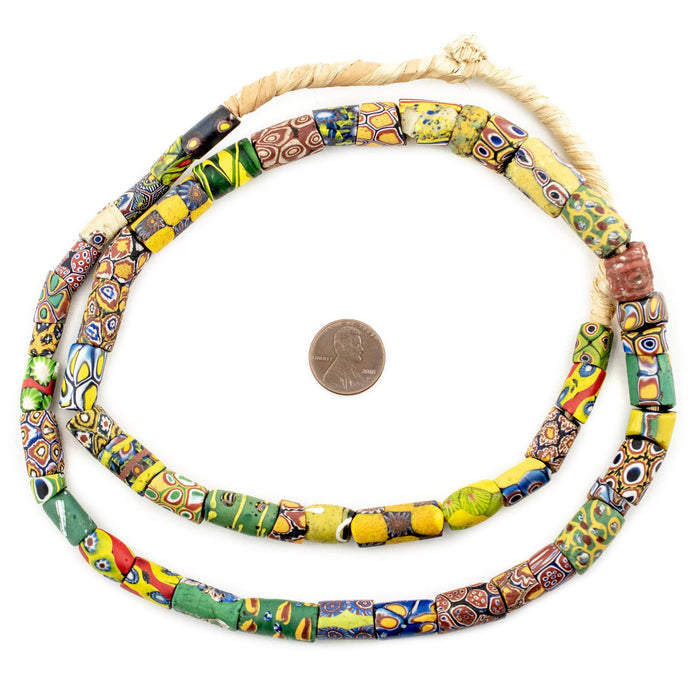 Antique Venetian Millefiori African Trade Beads #13841 - The Bead Chest