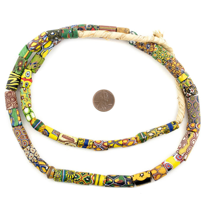 Antique Venetian Millefiori African Trade Beads #13838 - The Bead Chest