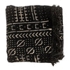 Ebony Black Bogolan Mali Mud Cloth (Mopti Design)