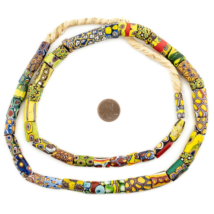 Antique Venetian Millefiori African Trade Beads #13837 - The Bead Chest