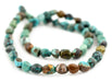 Earthy Aqua Turquoise Nugget Beads (7mm) - The Bead Chest