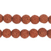 Cinnamon Brown Volcanic Lava Beads (10mm)