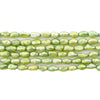 Lime Green Vintage Japanese Rice Pearl Beads (3mm)