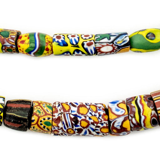 Antique Venetian Millefiori African Trade Beads #13836 - The Bead Chest