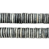 Adjoined Black Bone Button Beads (14mm)