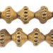 Saucer-Shaped Ghana Brass Filigree Beads (20mm) - The Bead Chest