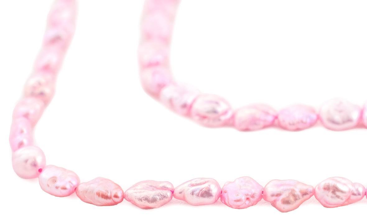 Pastel Pink Vintage Japanese Rice Pearl Beads (4mm) - The Bead Chest