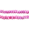 Magenta Nugget Vintage Japanese Pearl Beads (6mm)