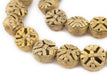 Circular Cross Ghana Brass Filigree Beads (20mm) - The Bead Chest