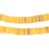Yellow Sliced Shell Heishi Beads (8mm)