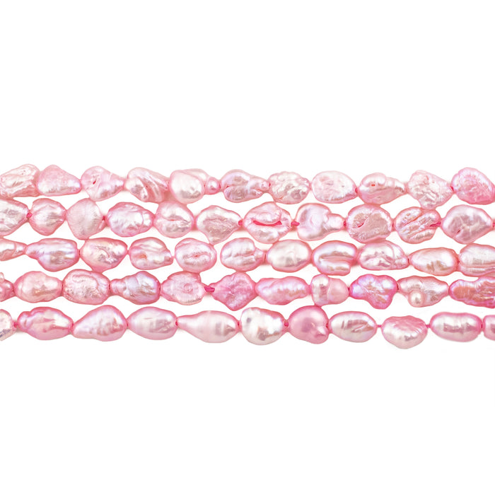Pastel Pink Vintage Japanese Rice Pearl Beads (4mm) - The Bead Chest
