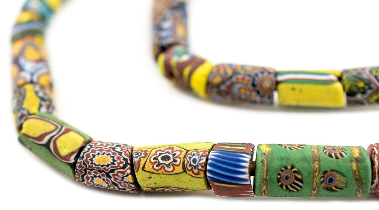 Antique Venetian Millefiori African Trade Beads #13833 - The Bead Chest