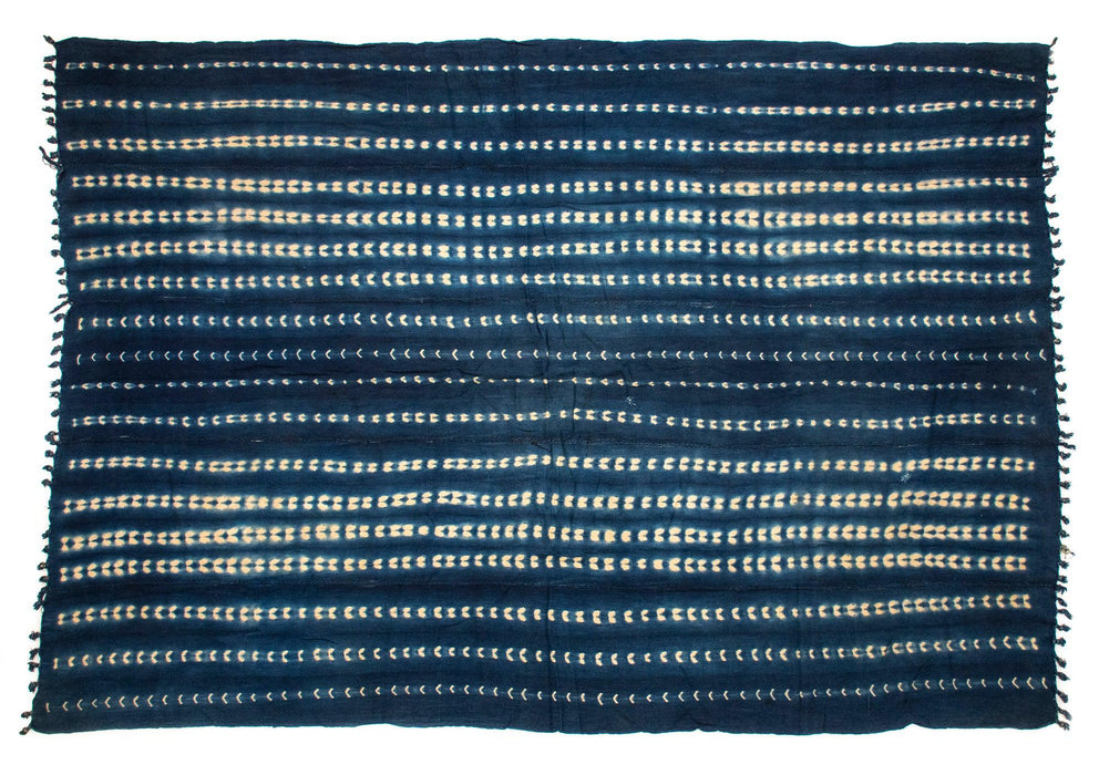 West African Indigo Cloth #12884 - The Bead Chest