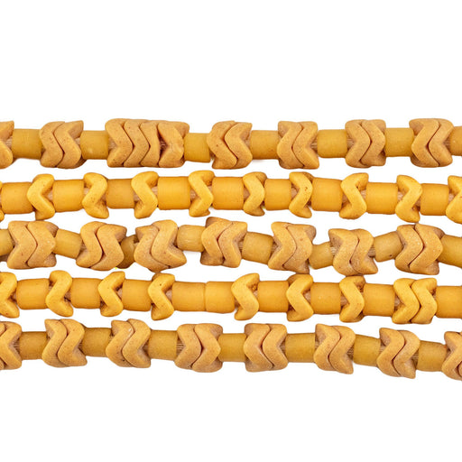 Mango Medley Vintage Glass Snake Beads - The Bead Chest