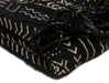 Ebony Black Bogolan Mali Mud Cloth (Kita Design) - The Bead Chest