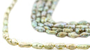 Camo Green Vintage Japanese Rice Pearl Beads (4mm) - The Bead Chest