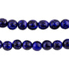 Lapis Blue Natural Round Seed Beads (8mm)