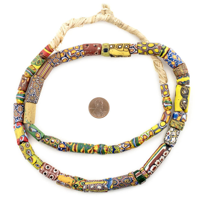 Antique Venetian Millefiori African Trade Beads #13830 - The Bead Chest