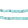 Blue Turquoise-Style Disk Stone Beads (6mm)
