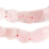 Rough Rose Quartz Nugget Beads