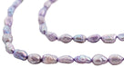 Plum Purple Vintage Japanese Rice Pearl Beads (5mm) - The Bead Chest