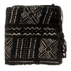 Ebony Black Bogolan Mali Mud Cloth (Youri Design)