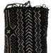 Ebony Black Bogolan Mali Mud Cloth (Karan Design) - The Bead Chest