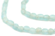 Clear Marine Recycled Glass Beads (7mm) - The Bead Chest