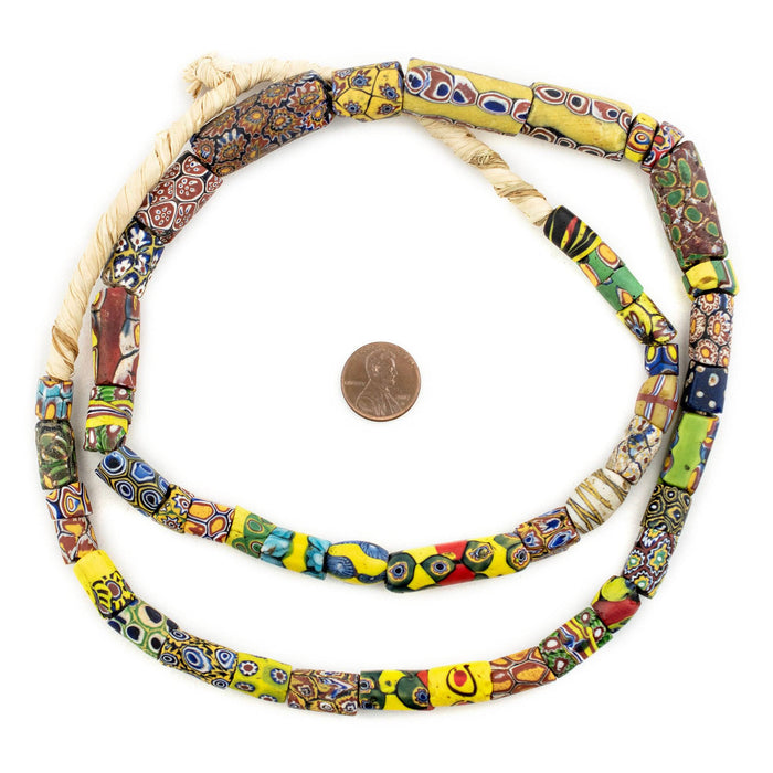 Antique Venetian Millefiori African Trade Beads #13824 - The Bead Chest