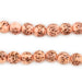 Baby Pink Natural Round Seed Beads (8mm) - The Bead Chest