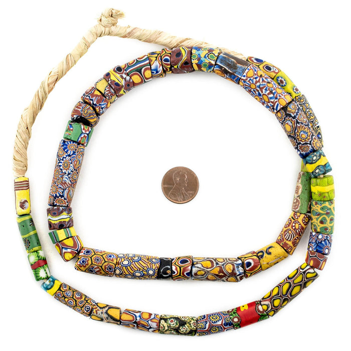 Antique Venetian Millefiori African Trade Beads #13823 - The Bead Chest