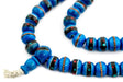 Turquoise Inlaid Bone Mala Beads (10mm) - The Bead Chest