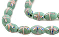 Pistachio Green Mini Java French Cross Beads - The Bead Chest